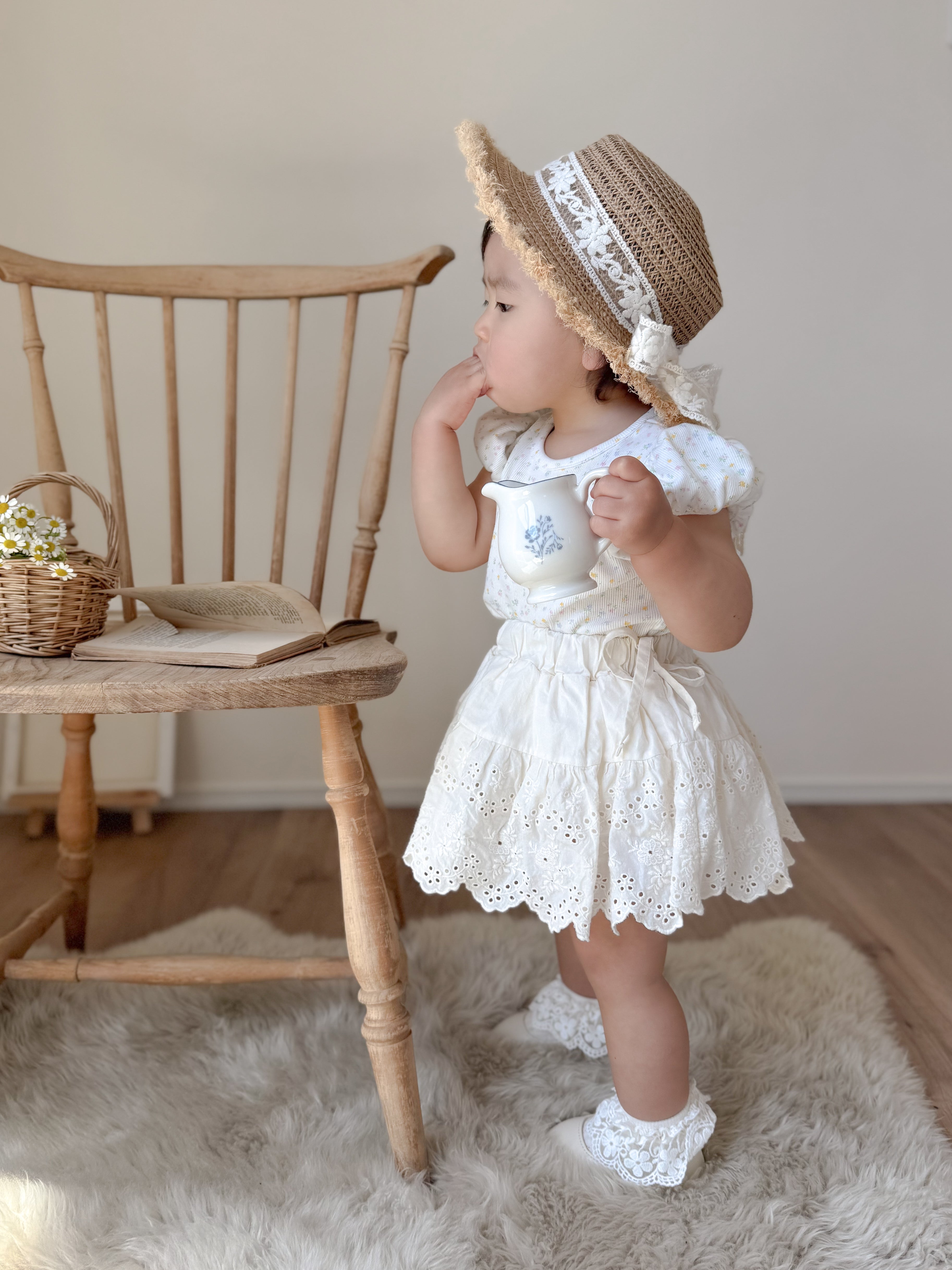Lala floral puff T
