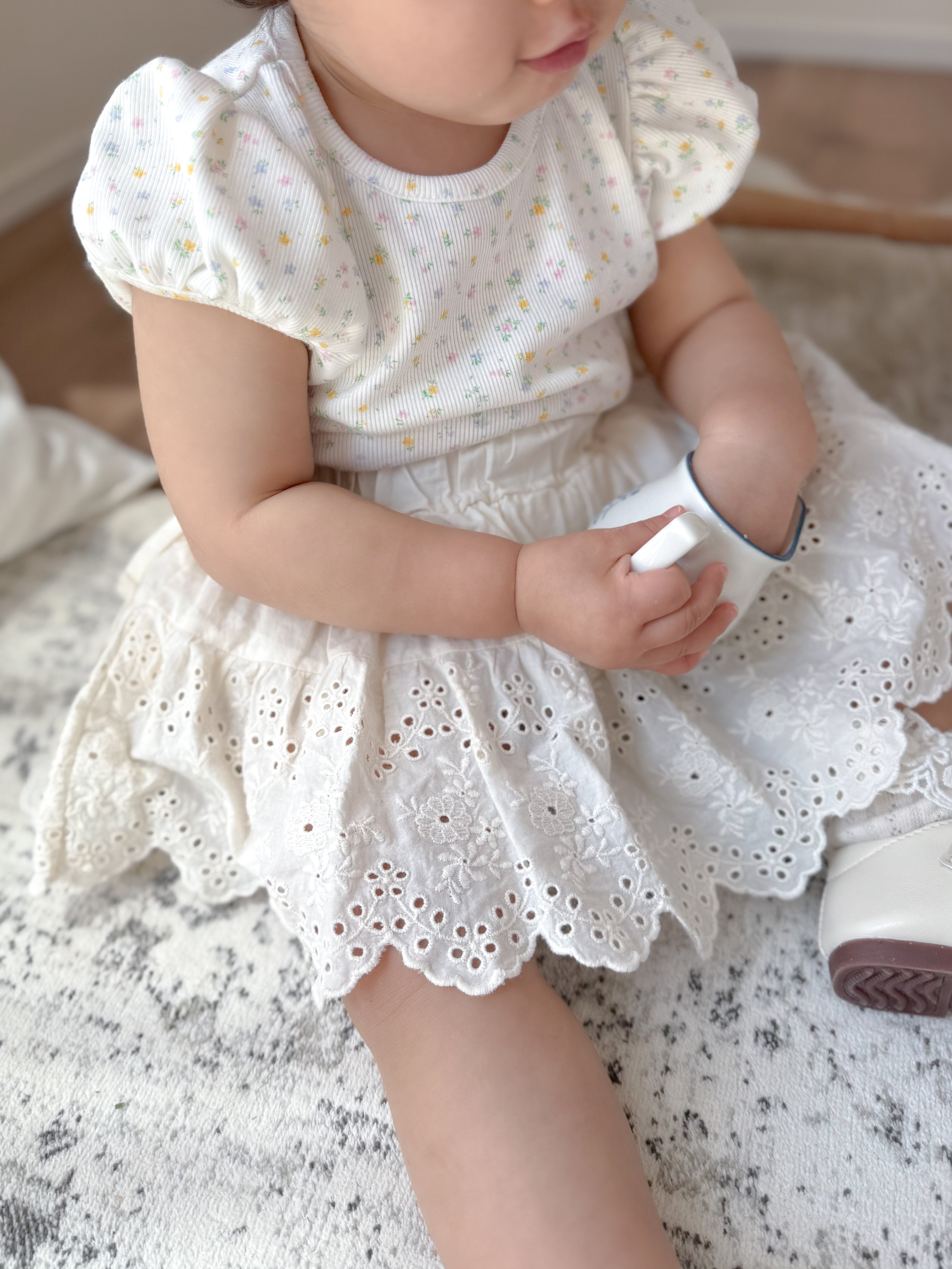 Lala floral puff T