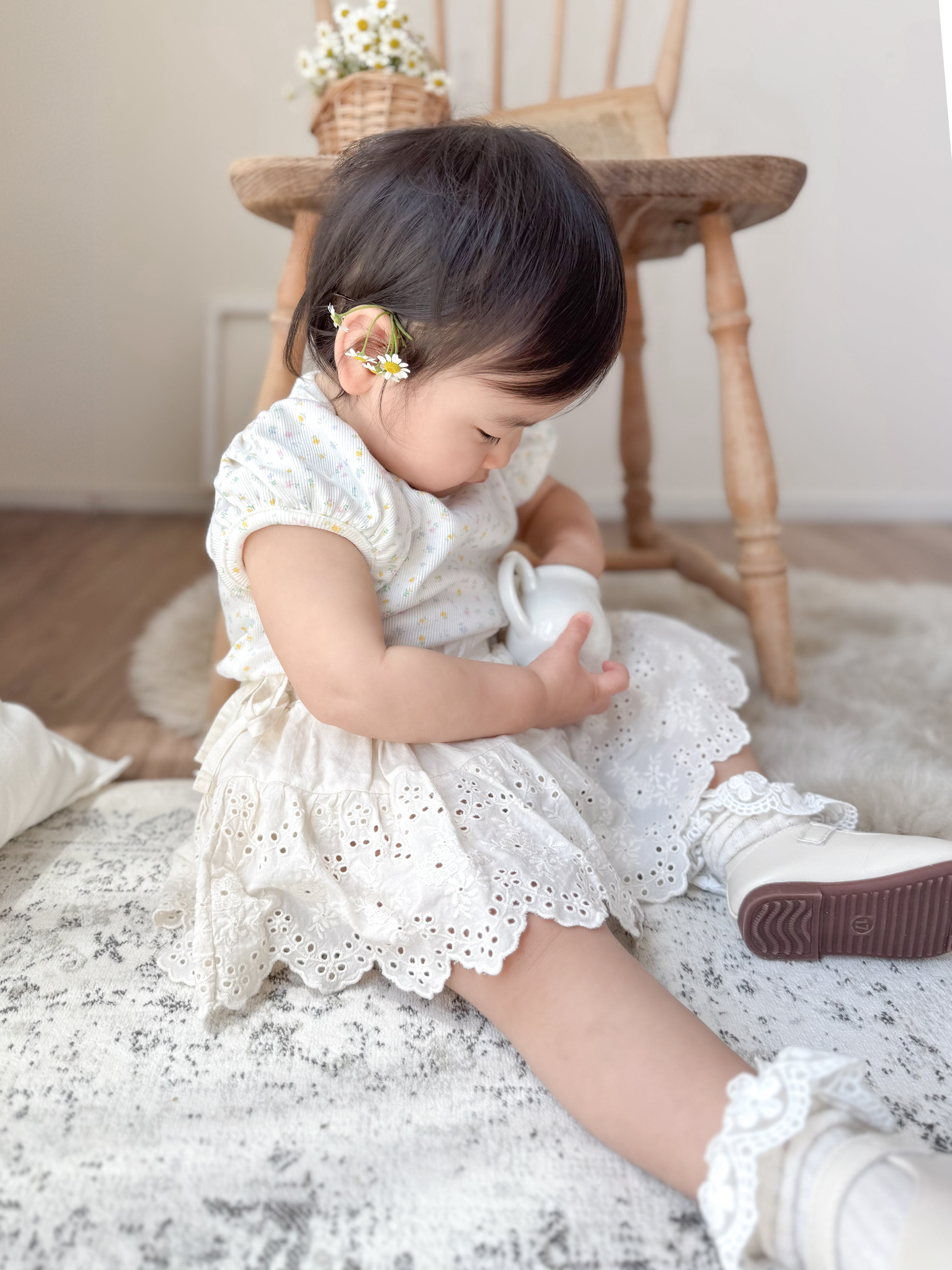 Lala floral puff T