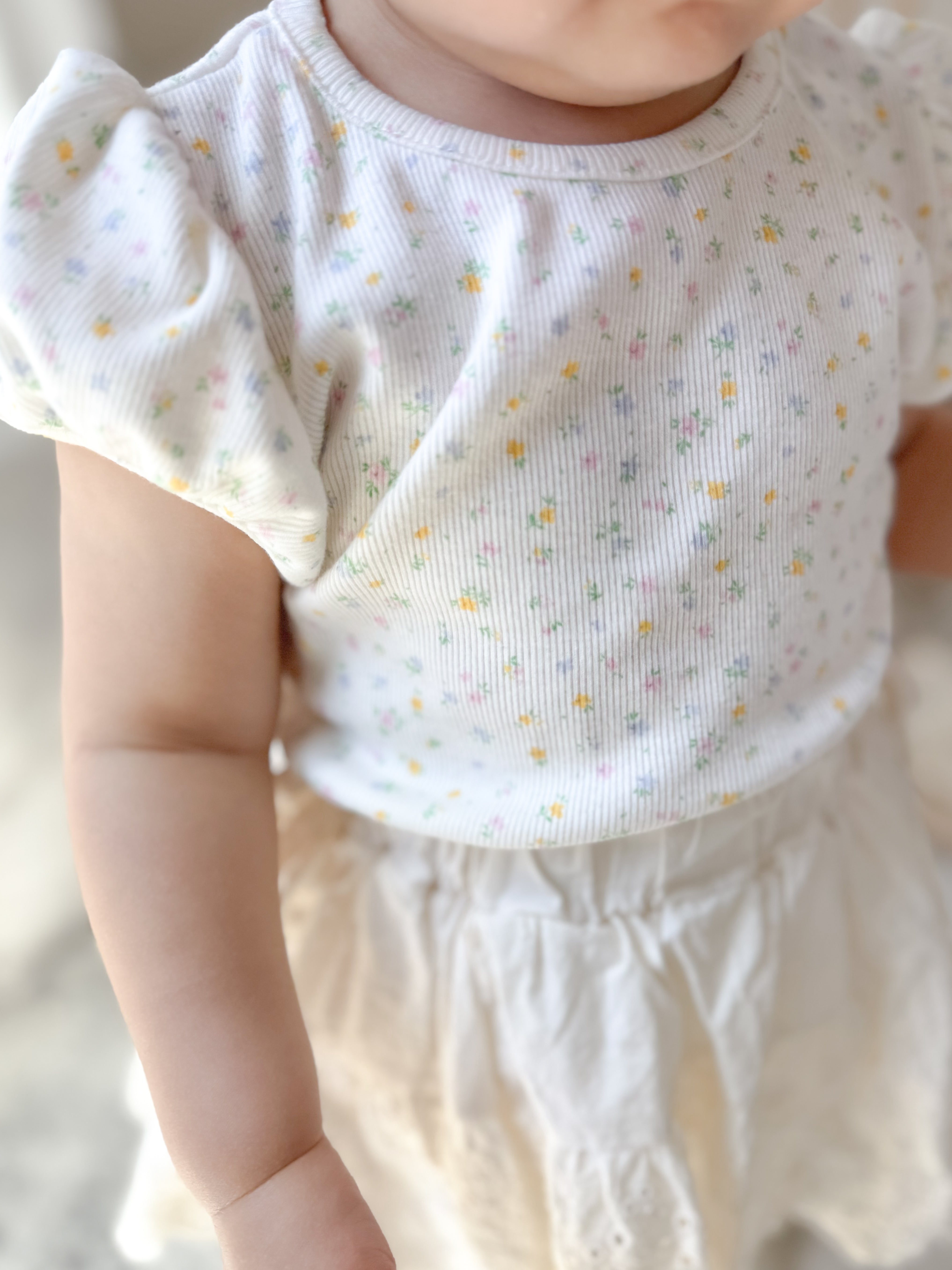 Lala floral puff T