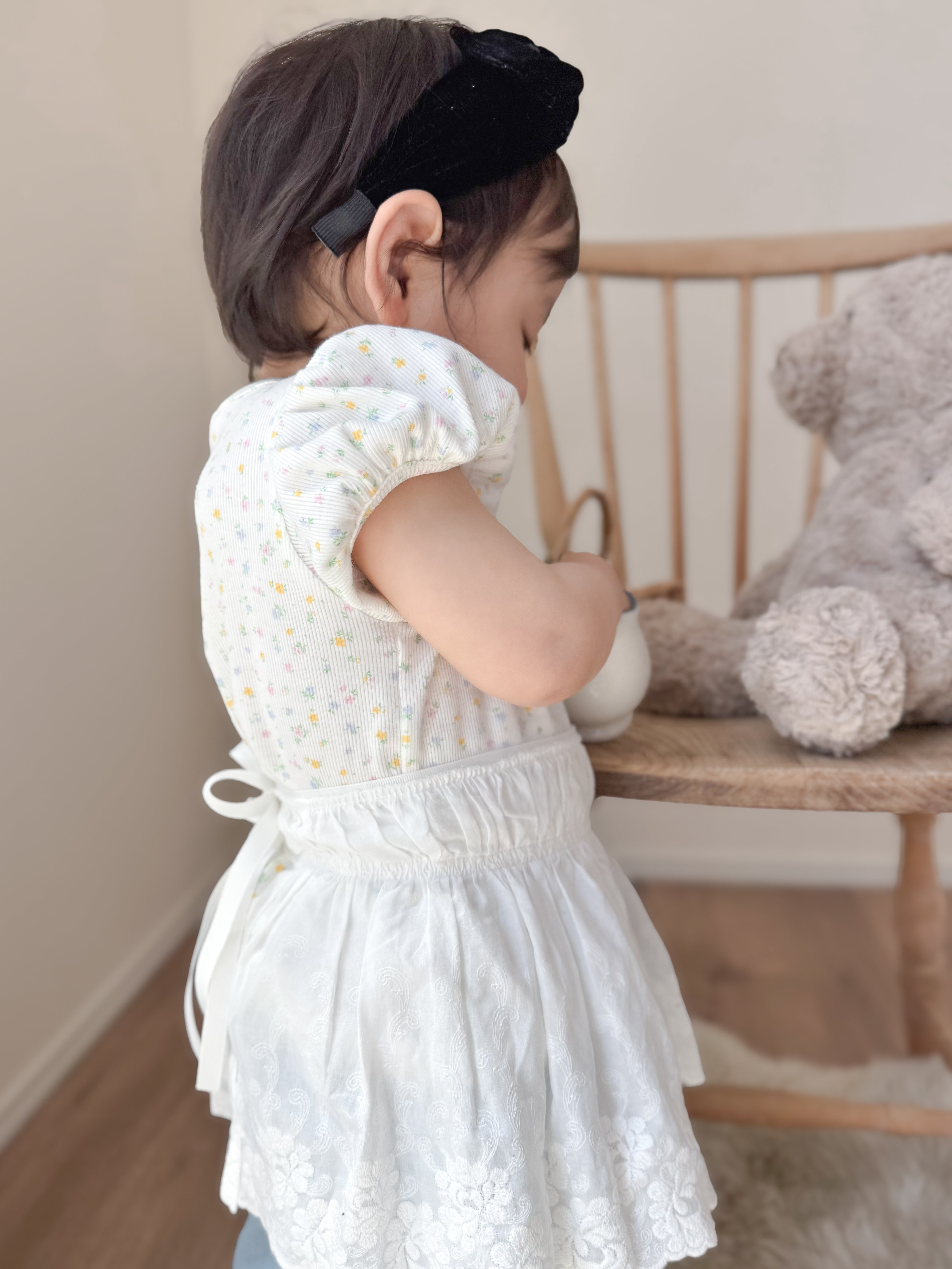Lala floral puff T
