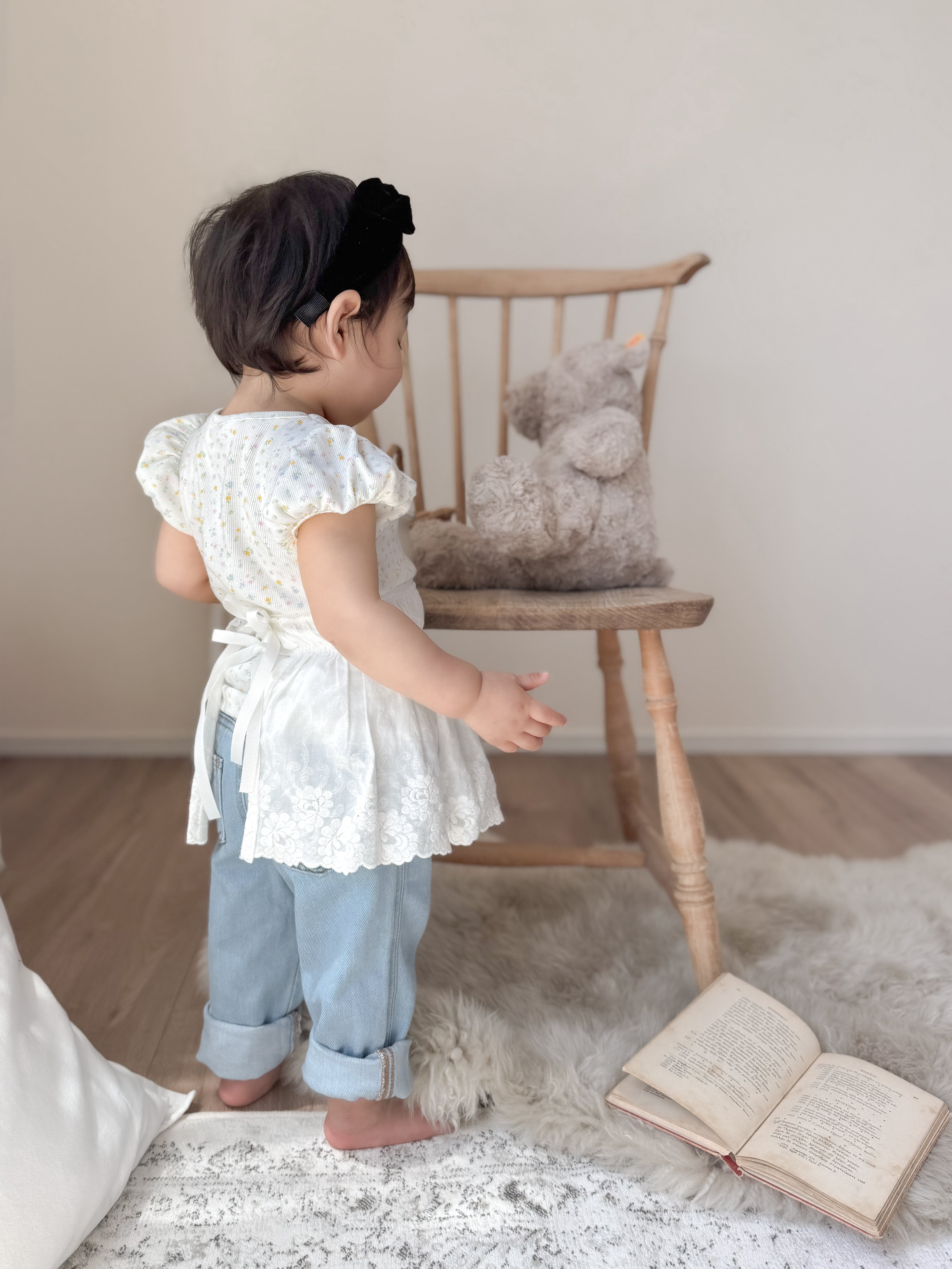 Lala floral puff T