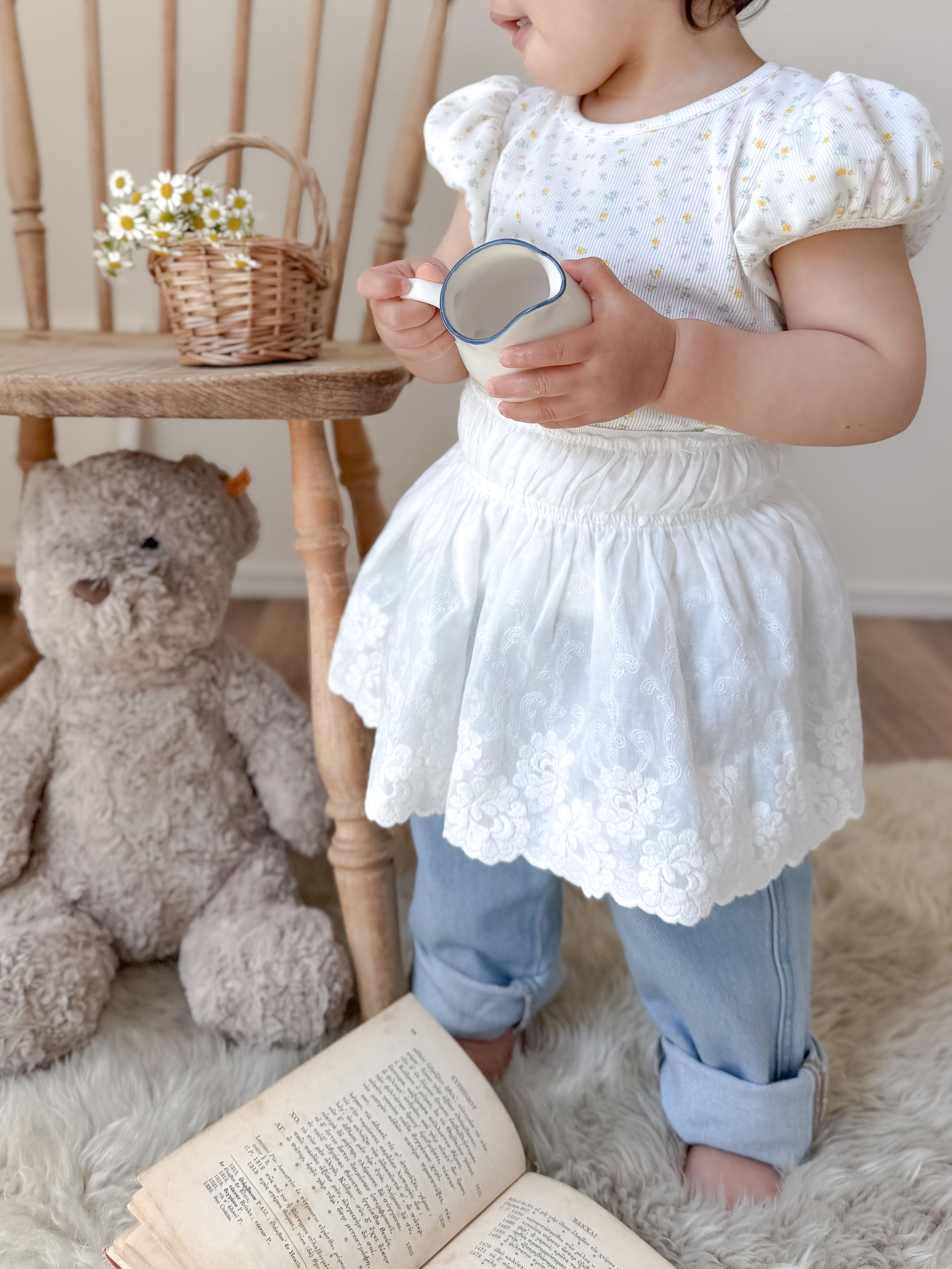 Lala floral puff T