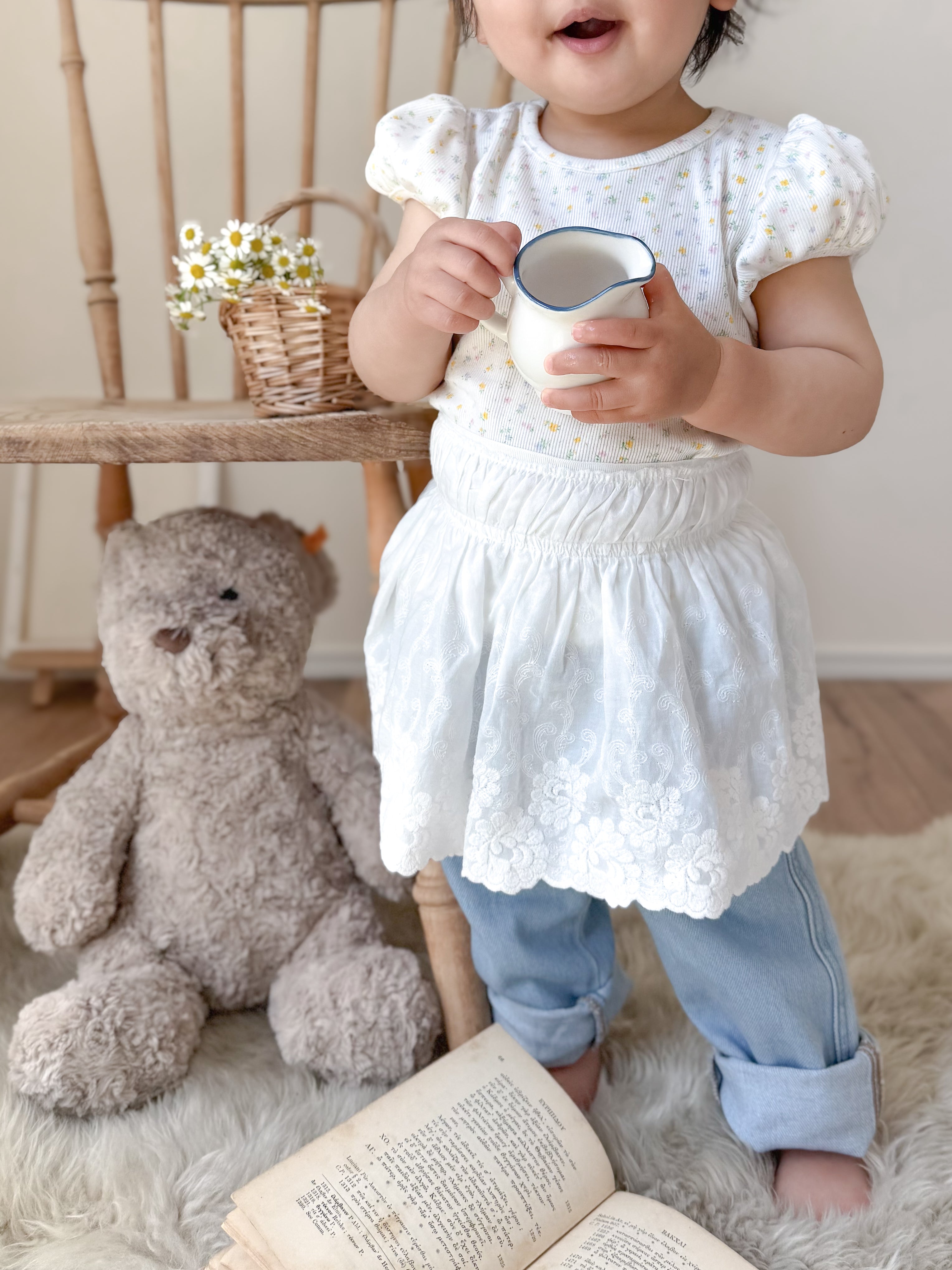 Lala floral puff T