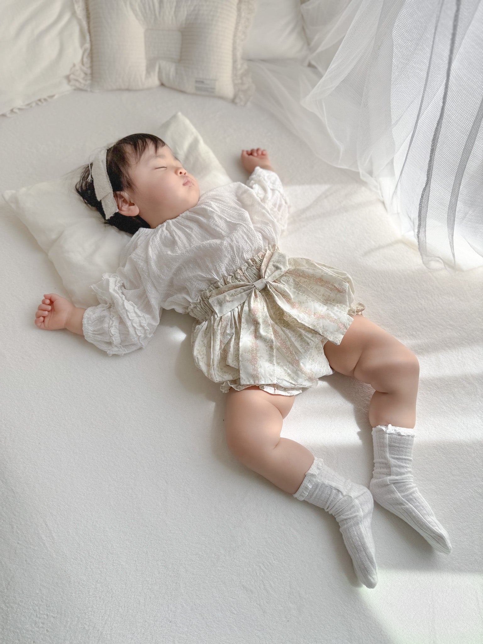 Ribbon frill bloomer