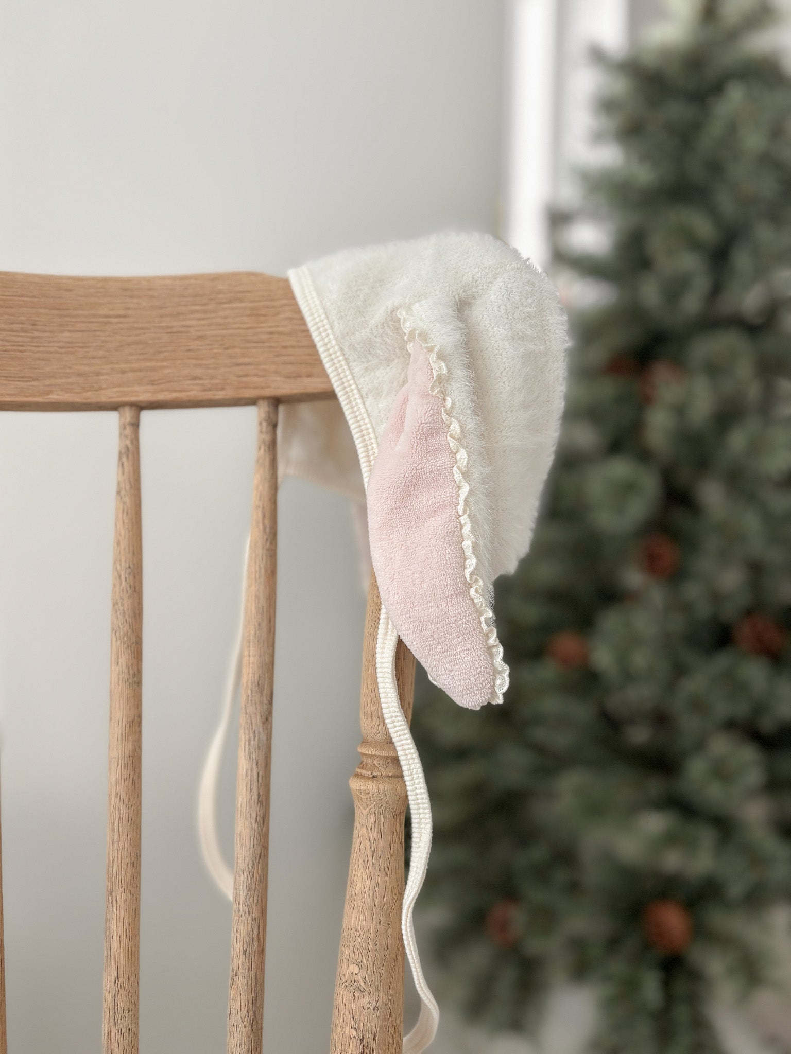Bunny fur bonnet (baby)