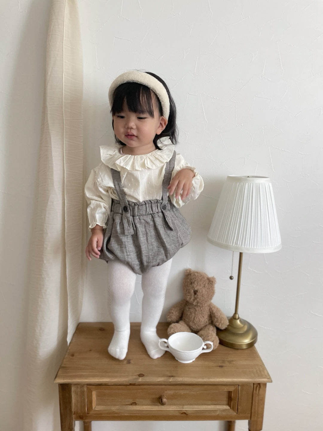 Twill suspender bloomer