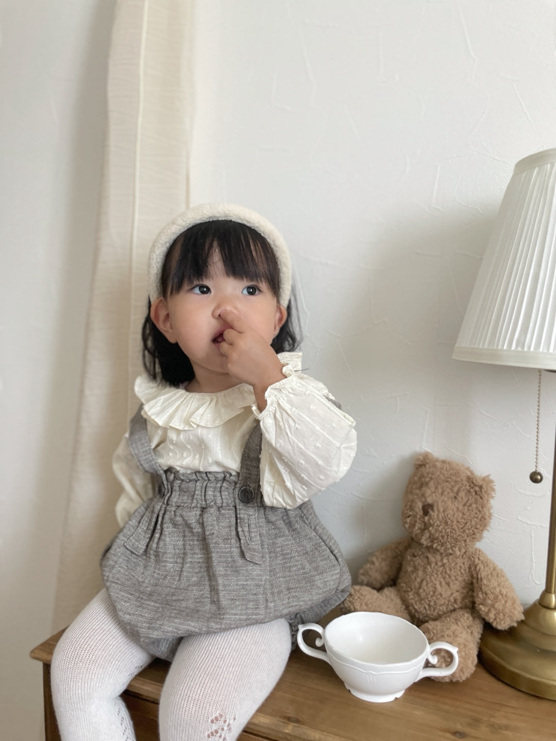 Twill suspender bloomer