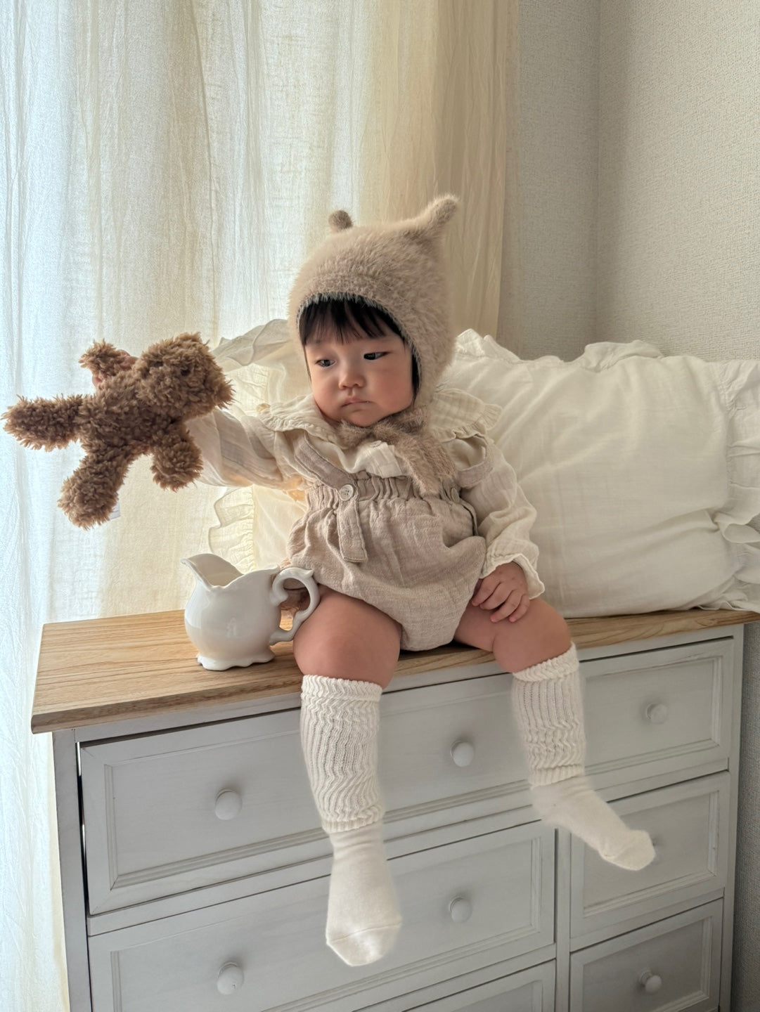 Twill suspender bloomer