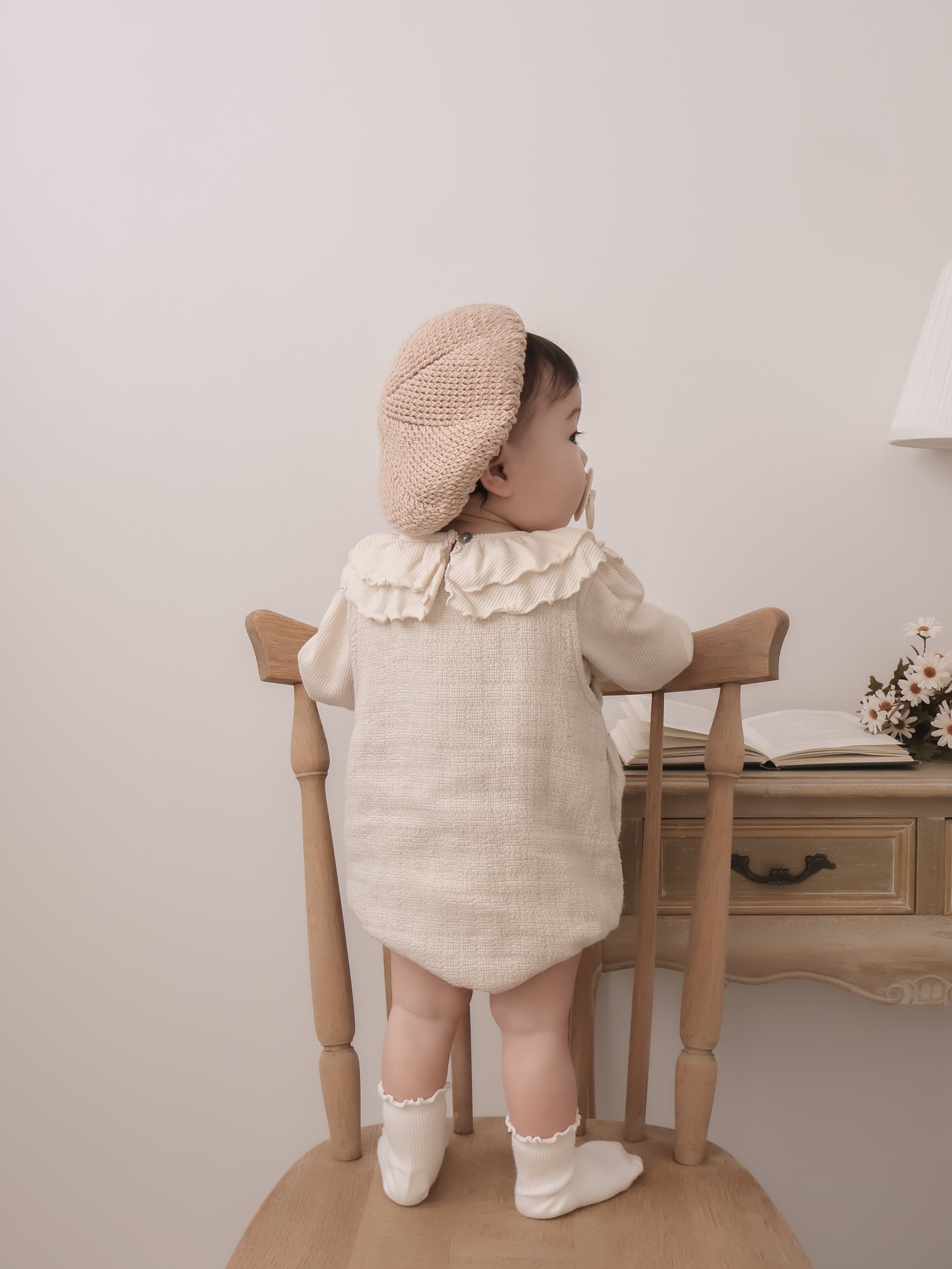 Soft cotton rompers