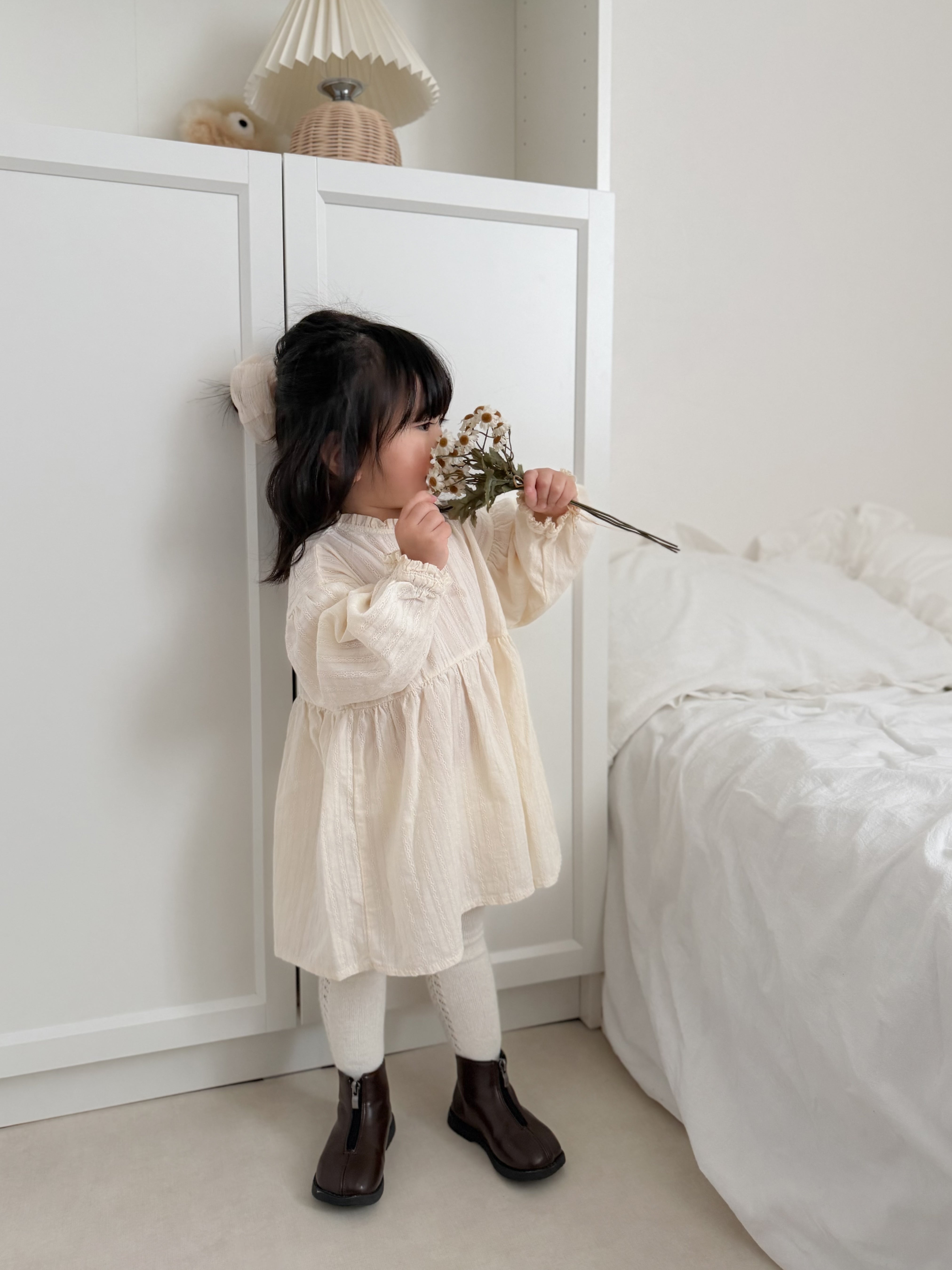 Balloon sleeve one piece